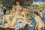 Pierre-Auguste Renoir The Large Bathers, painting